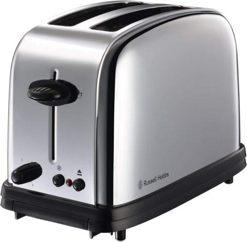 Classic 2 Slice Stainless Steel Toaster - Russell Hobbs 24080 2-Slice Toaster